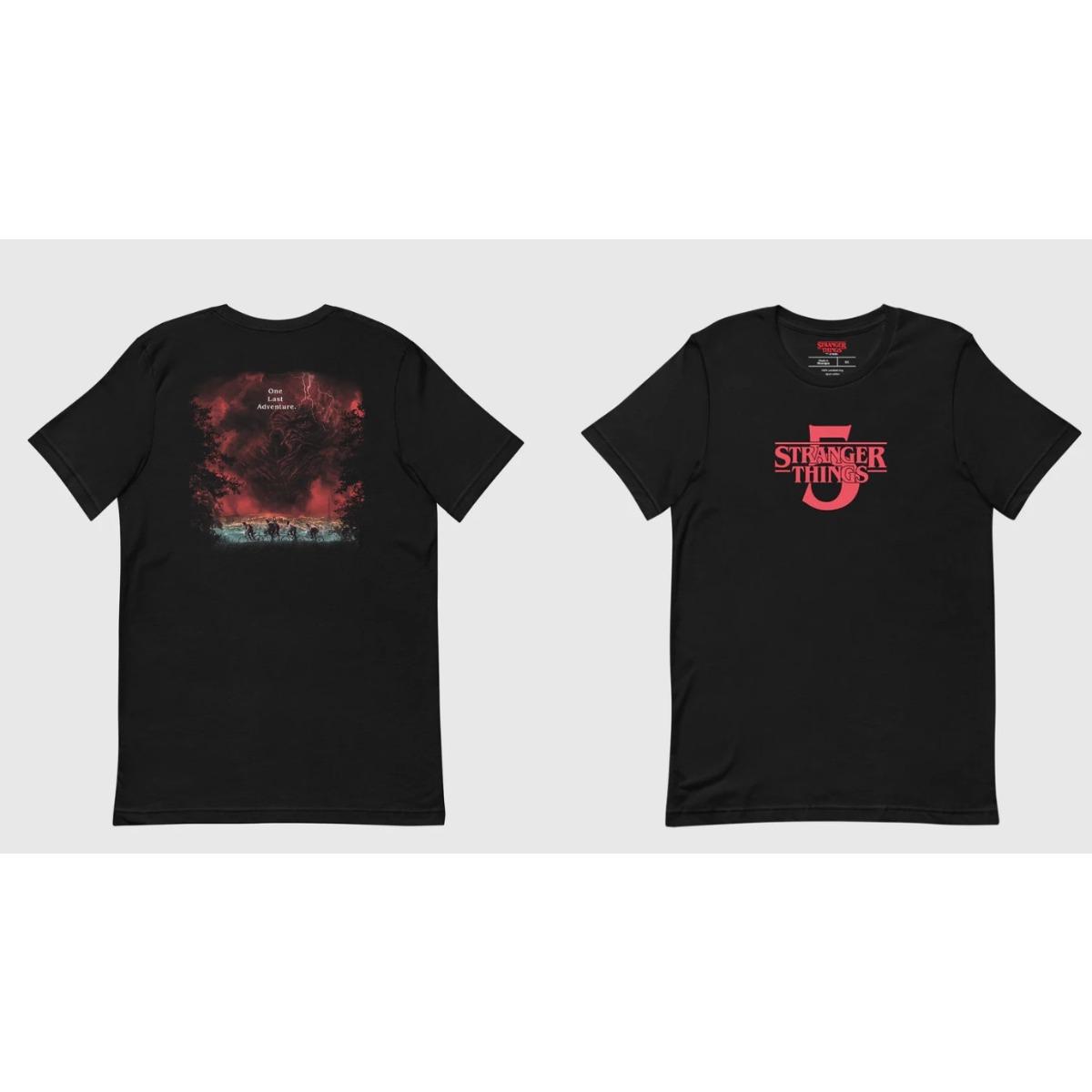 

LUXEON Will Hawkins Demogorgon Graphic Print Loose Short Sleeved T-shirts Casual Round Neck Luxury Cotton Tops XXXL