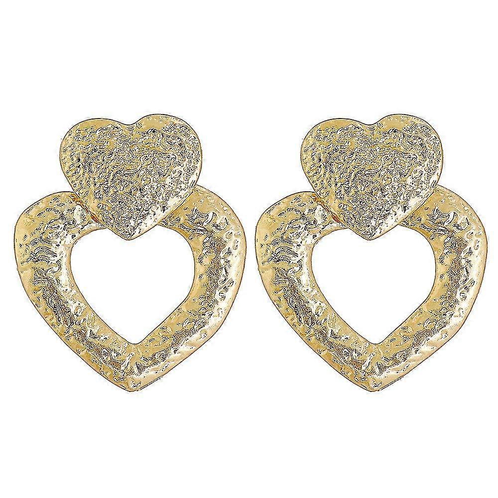 2025 Heart Shape Geometric Rectangle Stud Earrings for Women
