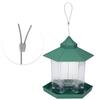 Waterproof Hanging Plastic Transparent Bird Feeder Feeding Tools for Outdoor Garden Yard