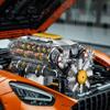 Technical Mechnical Electrice V8 Engine Building Blocks Simulation Car Engine MOC Bricks Science Education Toys Kids Adult Gift