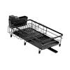 Dish Drainer, Utensil Stand for Dishes And Cutlery Above The Sink, Practical Organizer with Pull-out