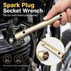 Double End Design Double End Wrench 130mm Length Ignition Socket Wrench Spark Plug Replacement