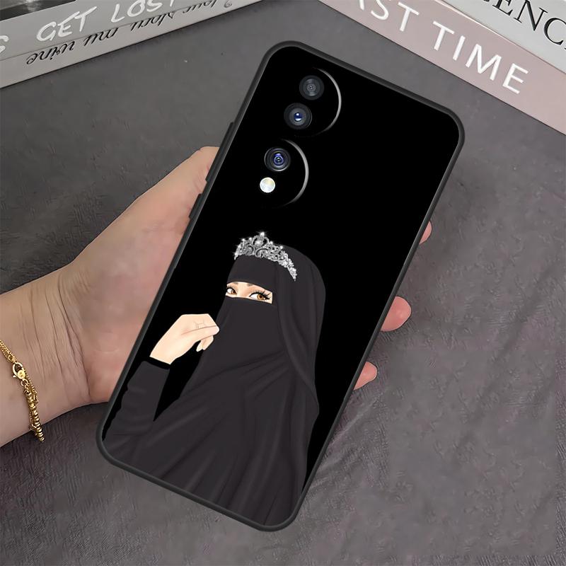 Islamic Muslim Hijabi Girls Cover For Honor Magic 6 Pro 5 Lite 10 50 70 90 Honor X8b X9b X7 X8 X9 X6a X7a X8a X9a Case