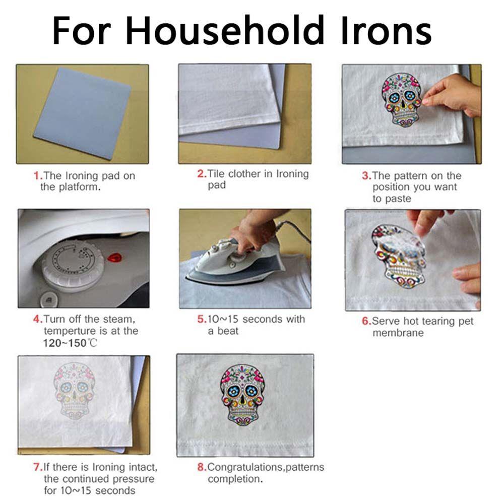 Printing Decals For Cloth Bag T-shirt Clothes Patches Iron On Patche Applique Heat Transfer Sticker