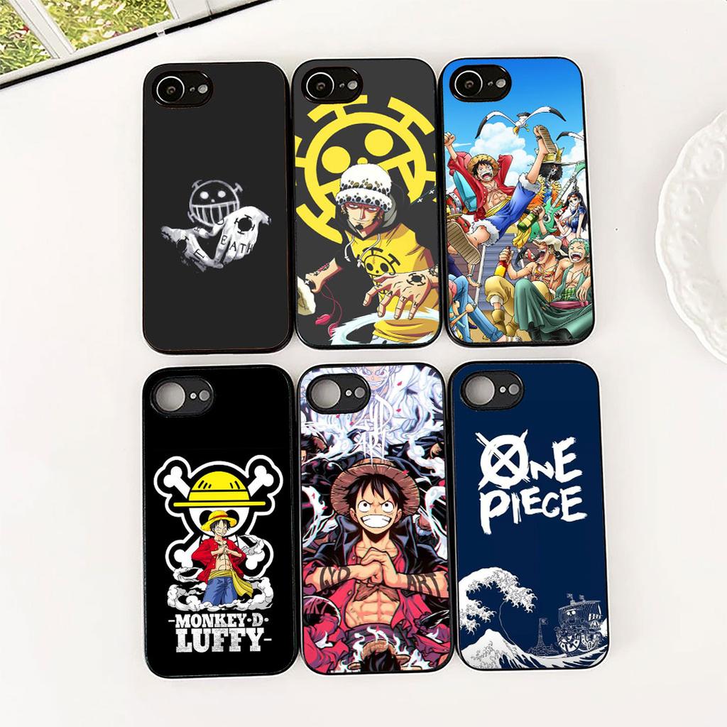 For Apple iPhone 16 14 15 Plus 11 Pro Max 16E ProMax + 16Plus 15+ 14+ Phone Cover Case Trafalgar D Water Law One Pieces Luffy