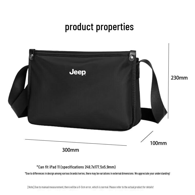 JEEP Men's Business Messenger Crossbody Bag
