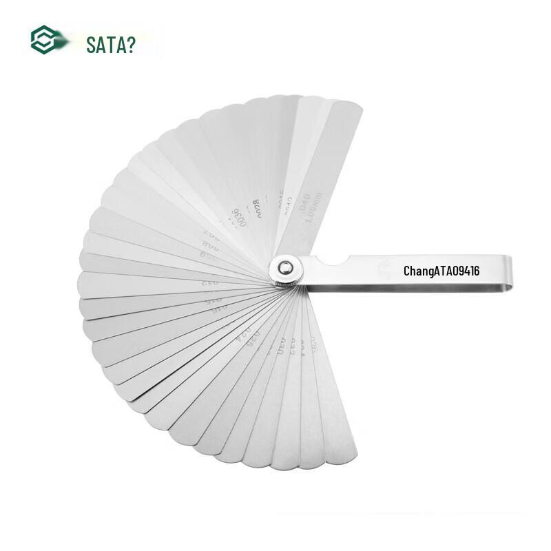 SATA 32-Piece Metric Imperial Feeler Gauge Set