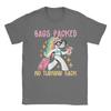 Bags Packed No Turning Back Funny Unicorn Summer Vacation T-Shirt Summer  Cotton T-Shirts Short Sleeve Top Tees