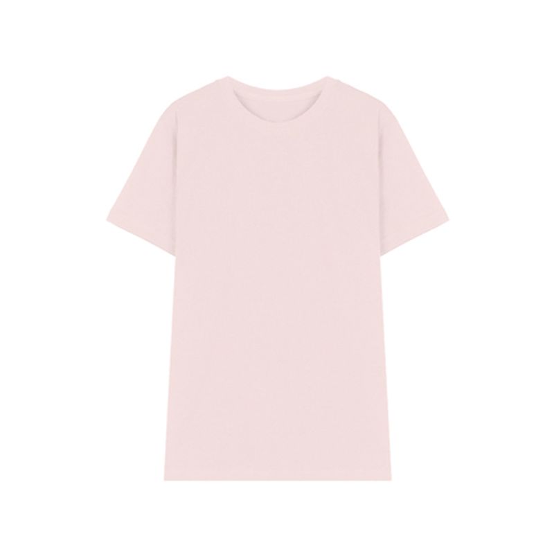 Shoulder Pure Color Basic Bottoming Shirt Ins Short Sleeve T-shirt