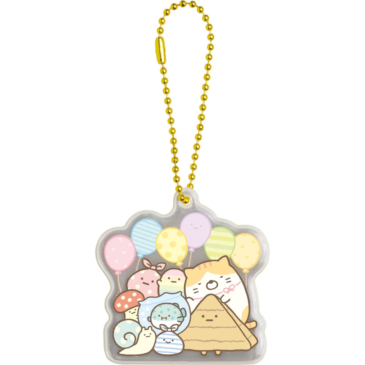 Светоотражающий брелок Sumikkogurashi Собираются AB09504 San-X Все вместе