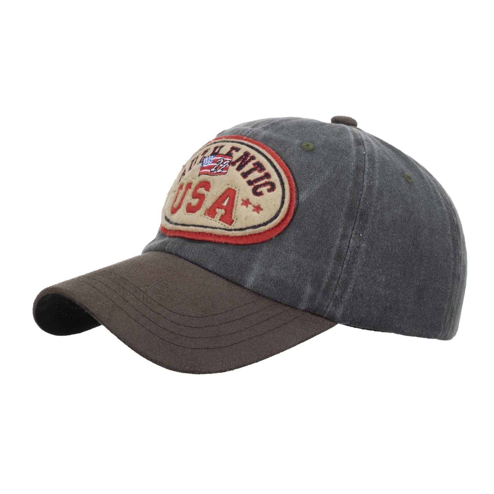 

Стиранный хлопок, новая бейсболка с вышивкой из США, контрастного цвета, старая стиранная кепка для улицы армия зеленый