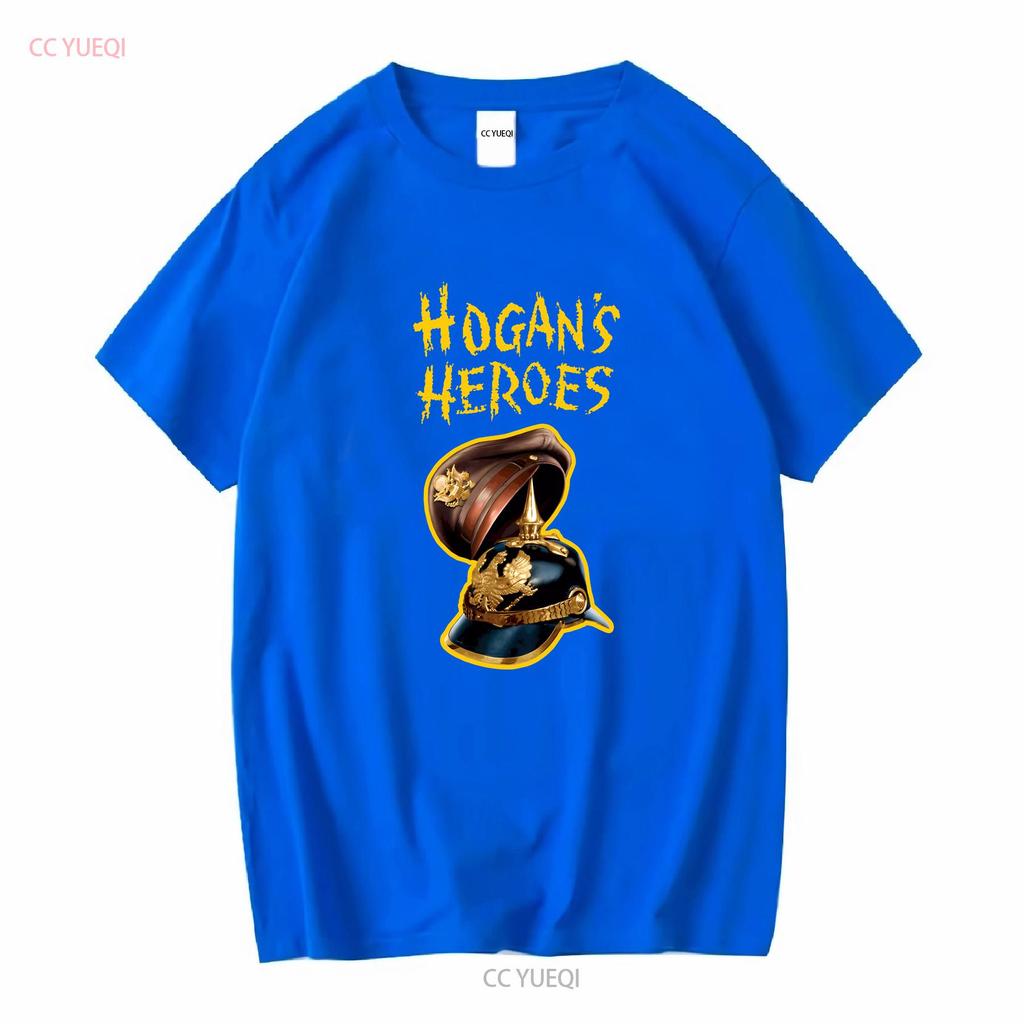 New Hogans Heroes 1965 Logo T Shirt S 3xl Long Sleeves Vintage Washed Soft Fashion Top For Everyday Wear Breathable