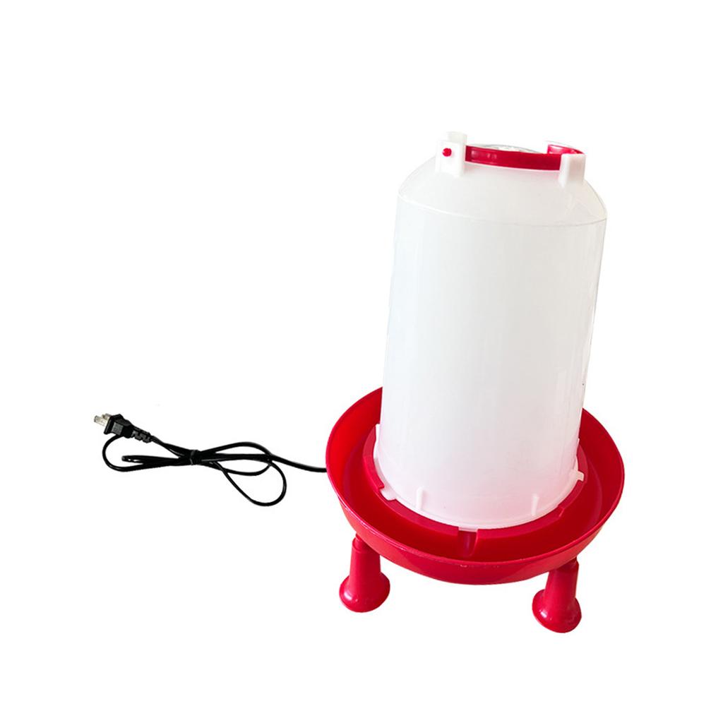 Electric Heated Waterer Efficient Heating Solution Water Dispenser for Poultry Backyard Farm Winter Use Watering Supply