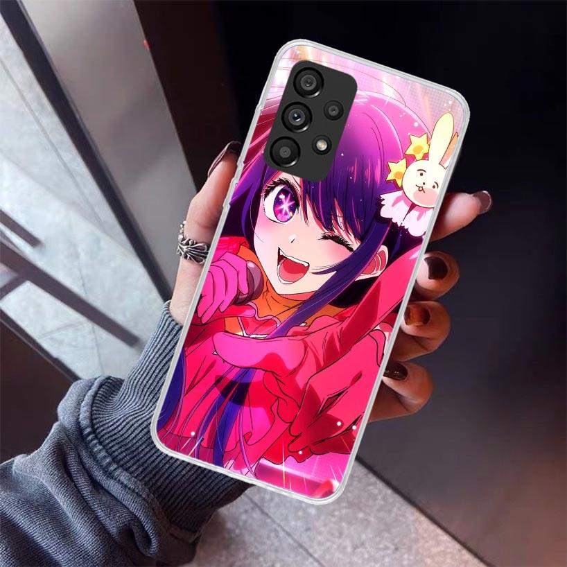Oshi No Ko Phone Case For Samsung Galaxy A12 A52S A42 A32 A22 A51 A50 Note 20 Ultra 10 S10 Plus A71 A70 A31 A30 A10S Galaxy A12