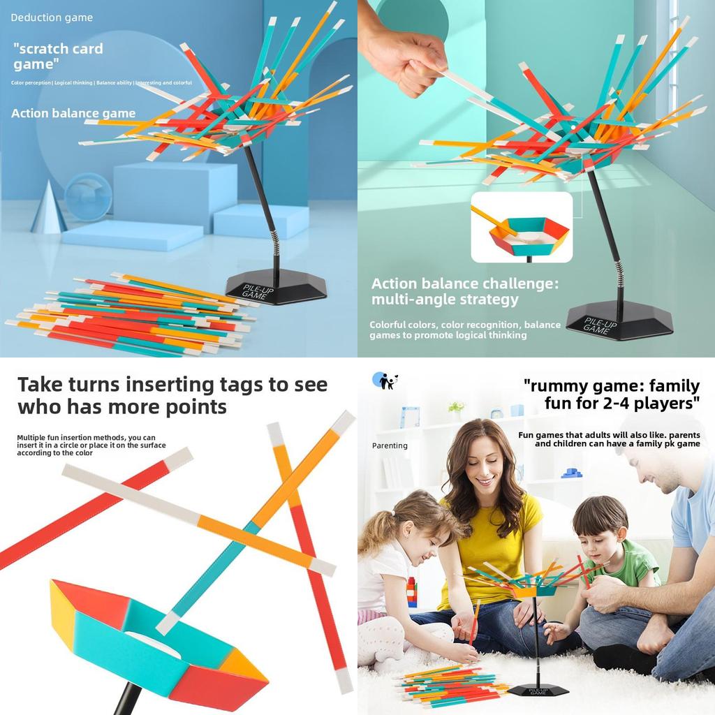 Schwerkraft-Gleichgewichts-Stapelspiel für Kinder zur Verbesserung der Konzentration und für Familienspiele