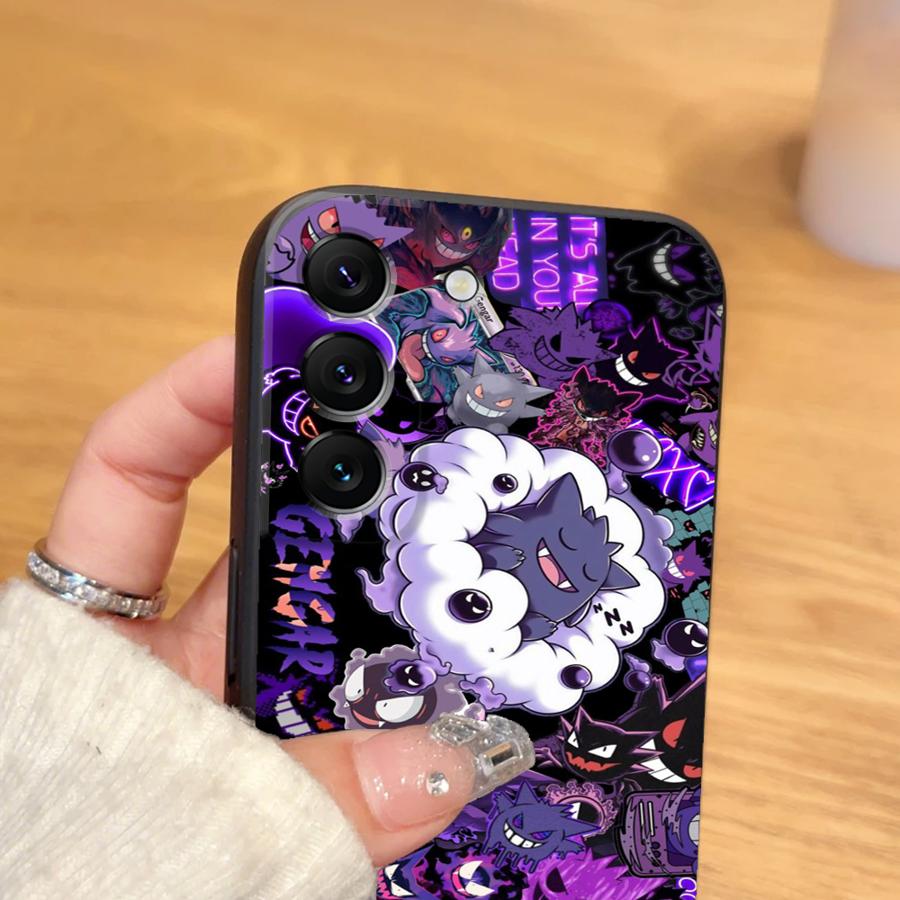 Funda Phone Cover Case for Samsung Galaxy S26 S10 S9 S20 S24 Plus S21 FE S23 Note 20 Ultra 8 9 10 S25 Ultra Hot Pokemon Gengar