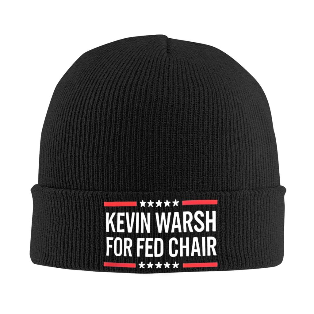 Kevin Warsh 2026 Beanie Hats Bonnet Hats Men Women Street Outdoor Skullies Beanies Spring Pattern Warm Caps