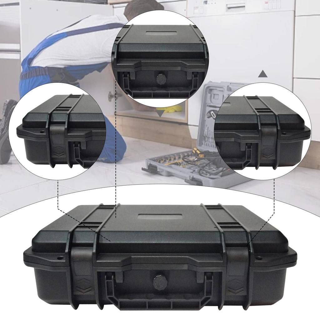 Portable Toolbox Storage Case Water Resistant Container for Small Equipment