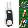 Golf Divot Repair Tool with Popup Button Mini Golf Divot Tools Golf Green Fork