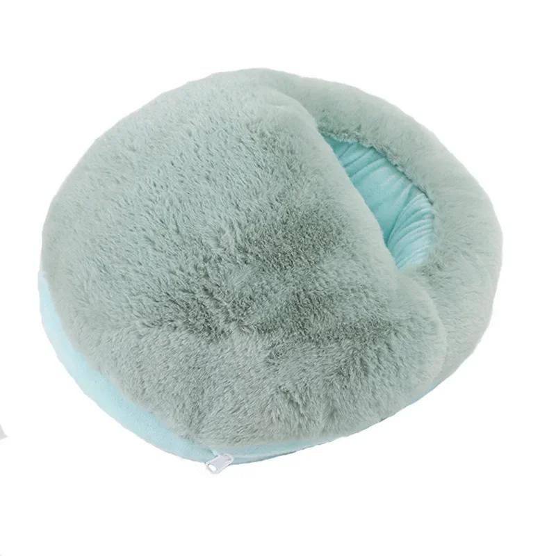 

35-40 Yards USB Electric Foot Warmer With Constant Temperature Heating Soft Goose Down Washable Winter 5V Foot Warmer Bedroom 32x28x12cm