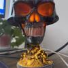 Resin Skull Lamp Halloween Lights For Gothic Vibes Halloween Party Supplies Decor