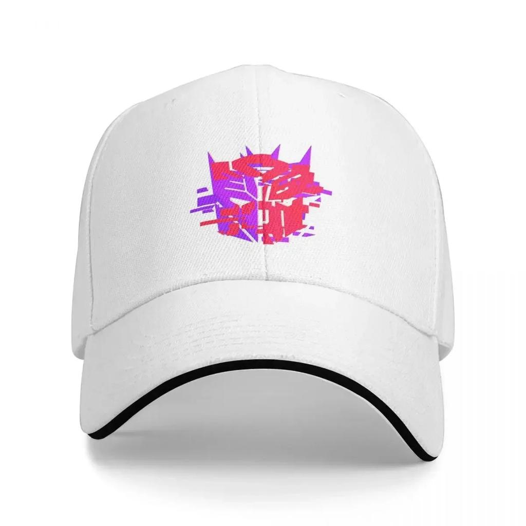 Double Badge Glitch (v) Cap Fashion Casual Baseball Caps Adjustable Hat Hip Hop Summer Unisex Baseball Hats