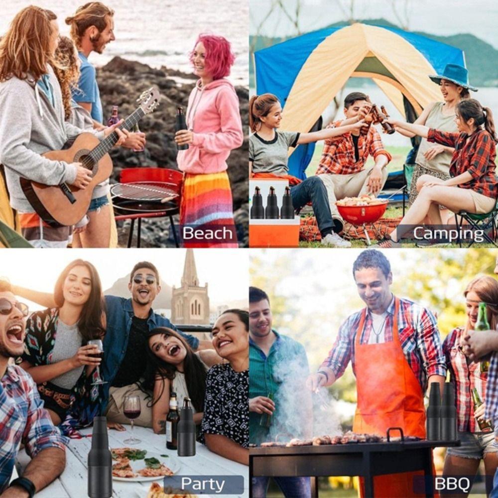 1Pcs with Opener Cold Storage Tank 12oz Vacuum Insulated Thernos Bottle  for Drink Can Mug Cool Cold