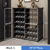 Shoe Rack Dustproof Stackable Shoe Shelf Multilayer Detachable Big Capacity Storage Racks Transparent Entrance Storage Shelves