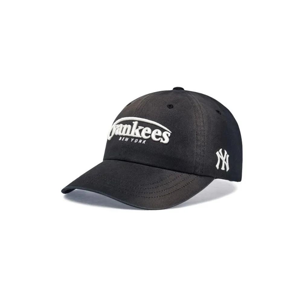 Unisex Vintage Washed Curve Logo Unstructured Ball Cap 3ACPV076N-50BKS FREE