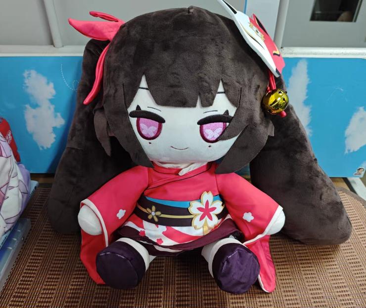 Spel 20/40Cm Honkai: Ster Figuur Rail Fumo Spakle Cosplay Anime Zacht Pluche Gevuld Poppen Speelgoed Pluche Kussen Grappig Speelgoed Meisjes Cadeaus red