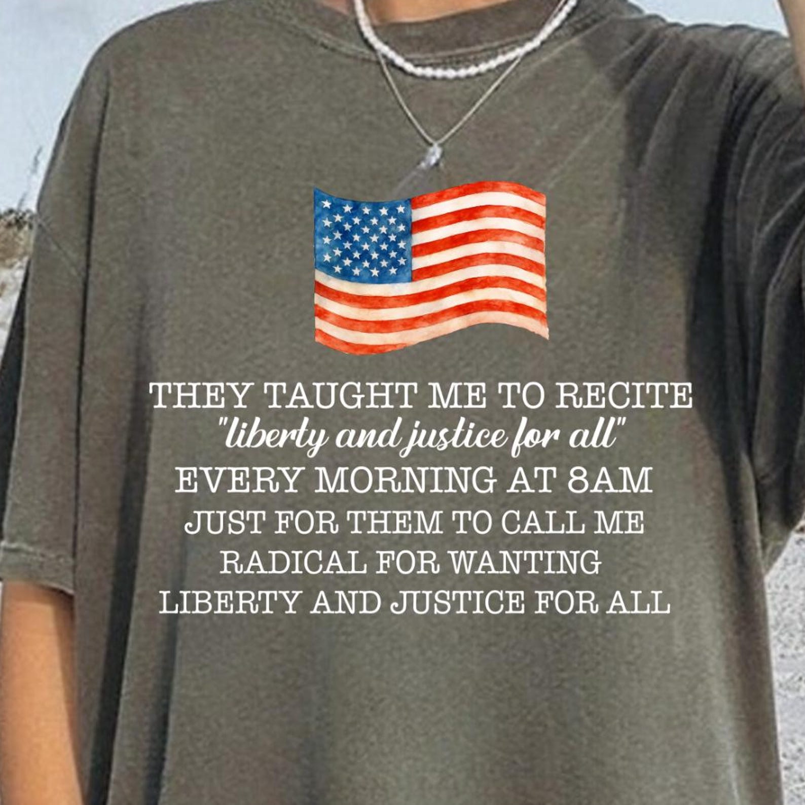 Liberty And Justice For All, Stars Stripes And Equal Rights, Social Justice 4th Of July Stars, Human s Rights Shirt, Activist Protest Shirt XL
