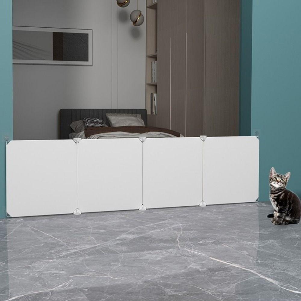 Reinforced Pet Safety Enclosure Anti-Escape Baby Safe Guard Door Child Barrier Fences Table Gap