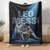 Messi's Legacy Soccer Blanket Soft Warm Cozy Perfect for Seaside Bed Bedding for All Occasions Stylish Decor