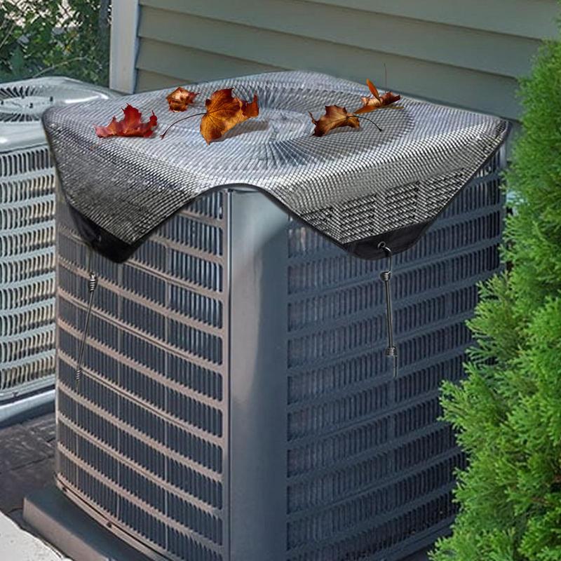 Air Conditioner Covers for Outside Top Defender Breathable Air Conditioner Cover Waterproof & Dust-Proof Leaf Guard AC Unit