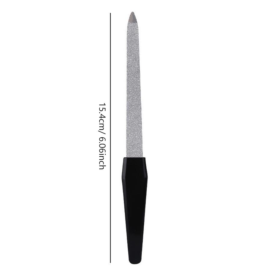 5/ 10 Adet Çift Taraflı Metal Tırnak Dosyası Buffer Cila Manikür Pedikür Güzellik Aletleri