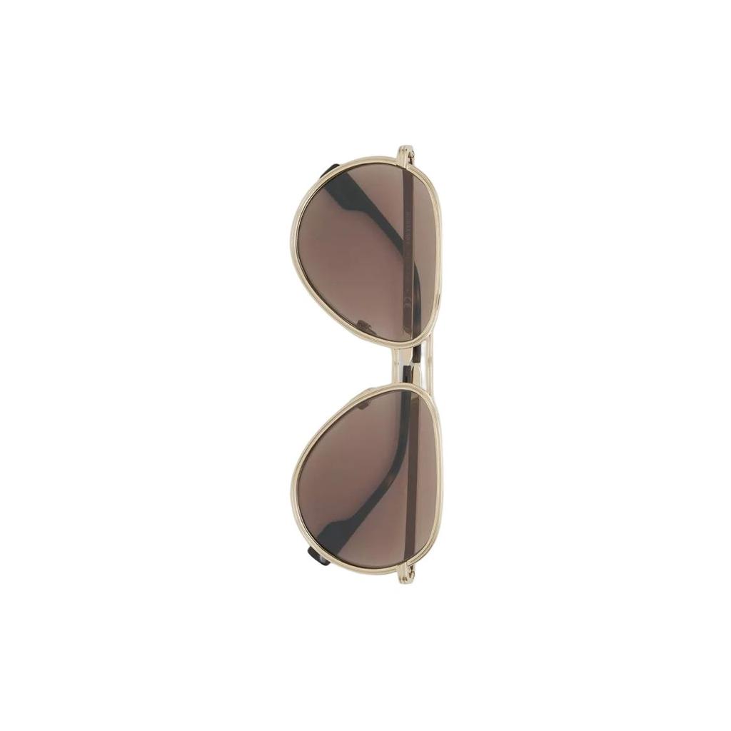 Burberry Tendencia de Moda Gafas de Sol Estilo Piloto Gafas de Sol para Hombre Dorado 40822881