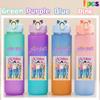 750ML KPop Demon Hunters HUNTR/X Rumi Mira Zoey Jinu Colore Degradé Tazza Acqua Bambino Borraccia con Cannuccia Saja Ragazzi Tigre Regalo