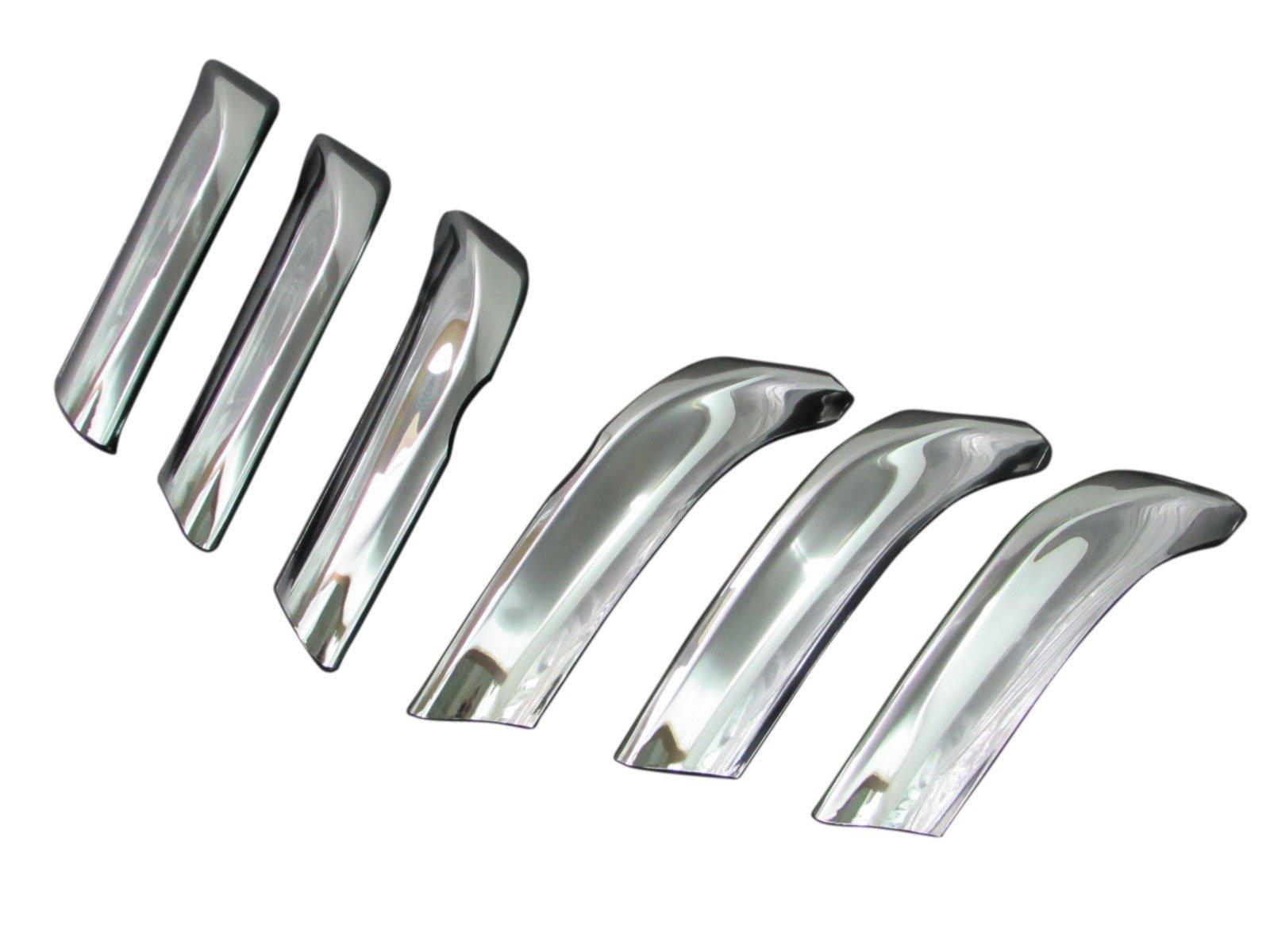 BRIGHTZ Chrome Plated Front Grille Fin Cover for Toyota Prado 3592 150/151 (Pre-facelift) [GRI-ETC-035]