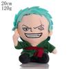 Cute One Piece Series Stuffed Toy Cartoon Anime Role Luffy Zoro Tony Tony Chopper Creativity Skin-Friendly Plush Toy Fans Gift