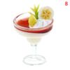 Drink 1/2Pcs Ice Cream Cups Cocktail Glass Model Pretend Play Mini Food Fit Play House Toy Doll Accessories Dollhouse Miniature