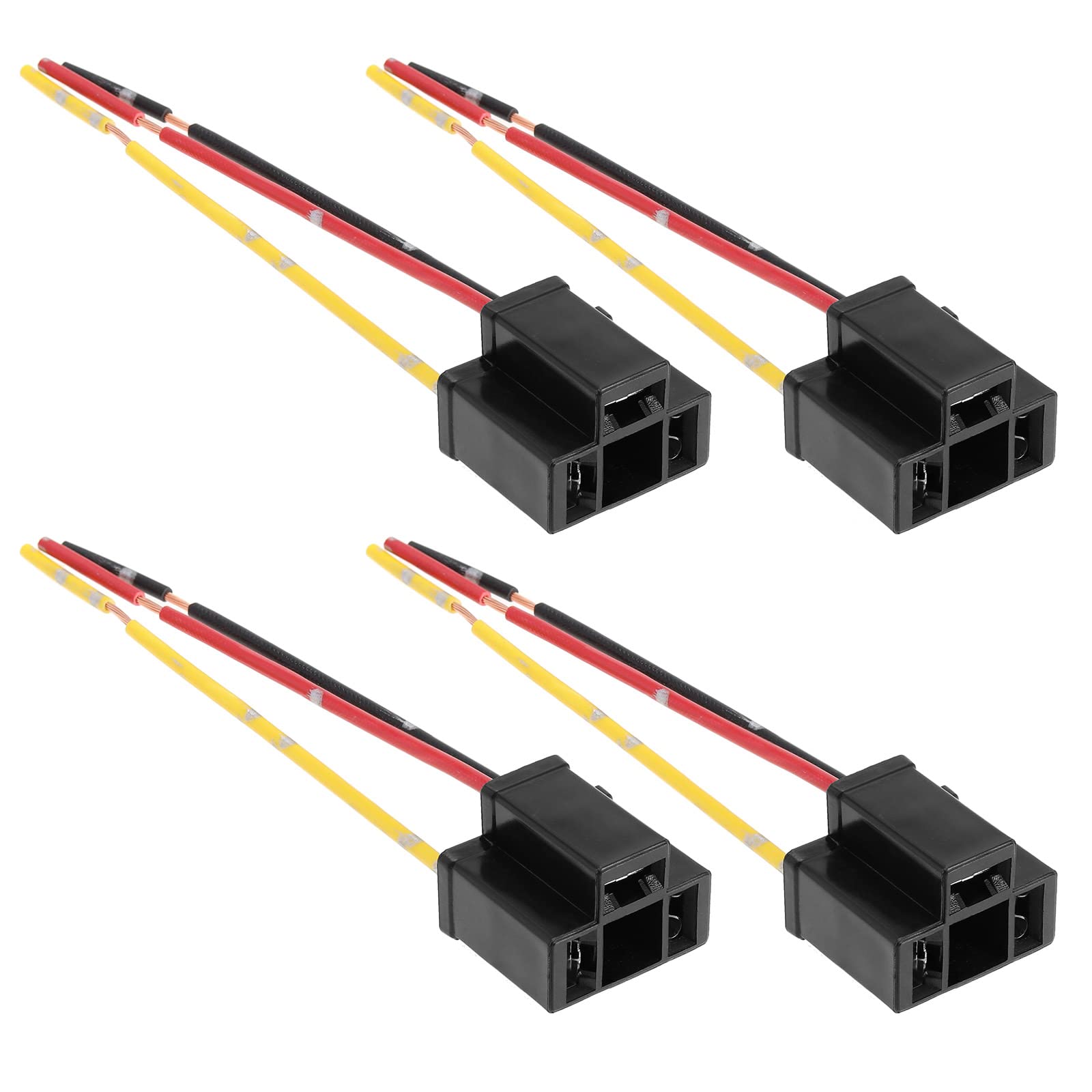 eMagTech Разъем проводки фары Replacement для лампы H4 HB472 472, 3-контактный, Разъем жгута проводов фары, Штекер, Розетка