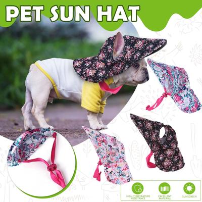 Small Pet Summer Canvas Cap Dog Baseball Visor Hat Puppy Outdoor Pet Cap