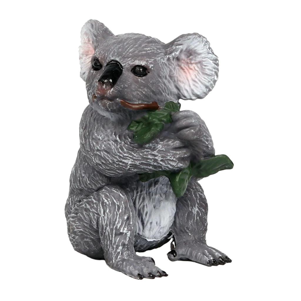 Miniature Australian Animal Koala Bear Figurine for Bath Toys DIY Landscaping Teaching Aids Photo Props Party Decoration