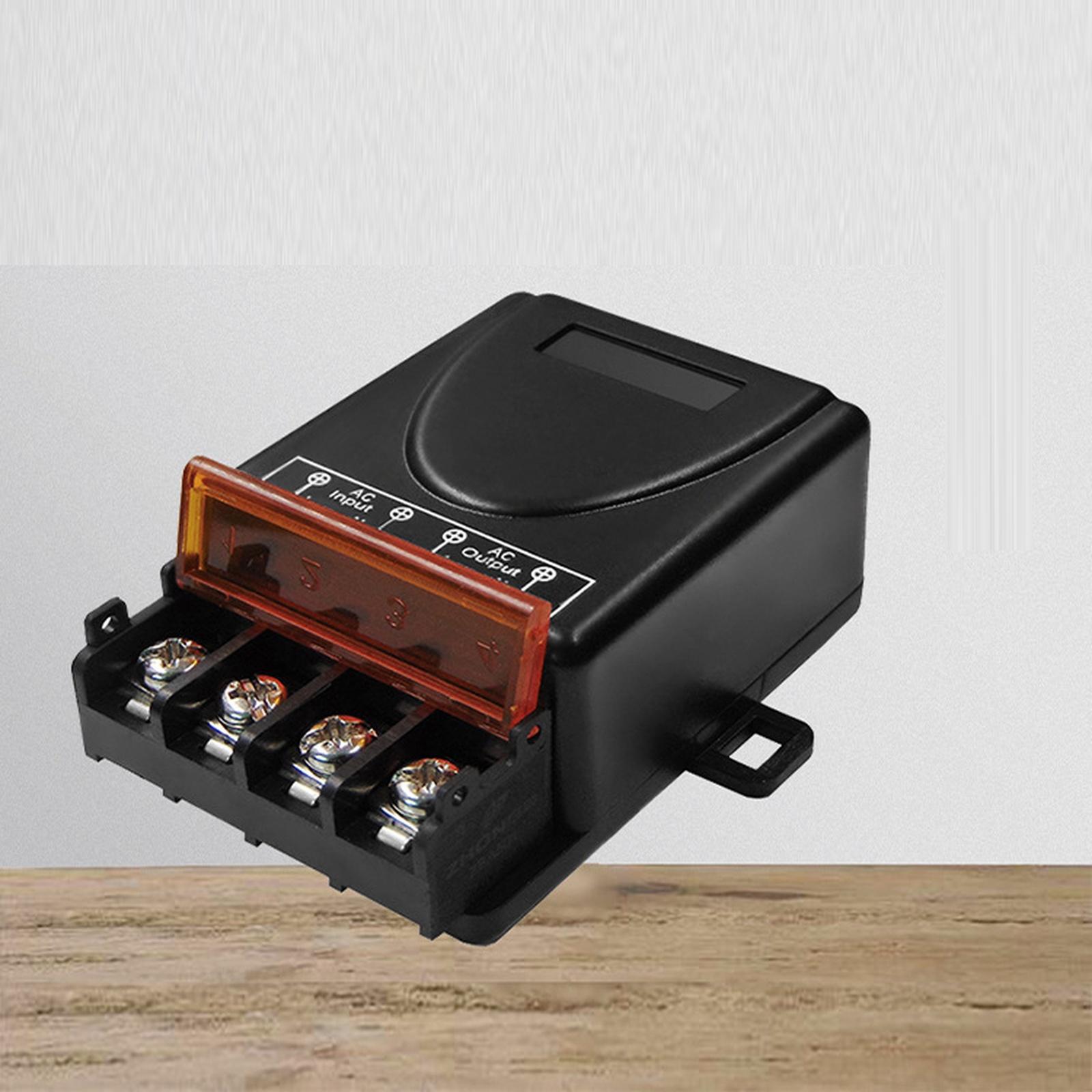 

High Power 220V Wireless Remote Control , No Wiring for Water & Light one size чёрный