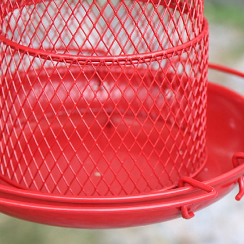 Mesh Garden Viewing Bird Feeder Hotel Table Food Peanut Hanging Suction Aliments Adsorption House Type Bird Feeder