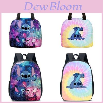 Lilo And Stitch Duplex Backpack Lightweight And Durable Schoolbag For Kids And Students