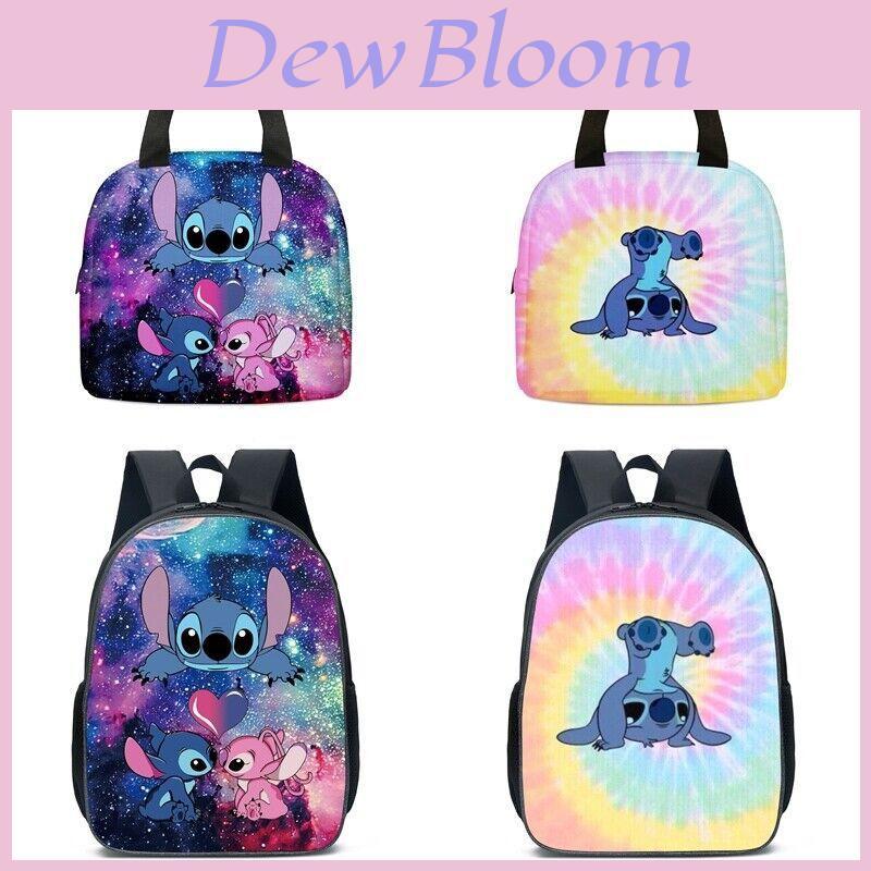 Lilo And Stitch Duplex Backpack Lightweight And Durable Schoolbag For Kids And Students