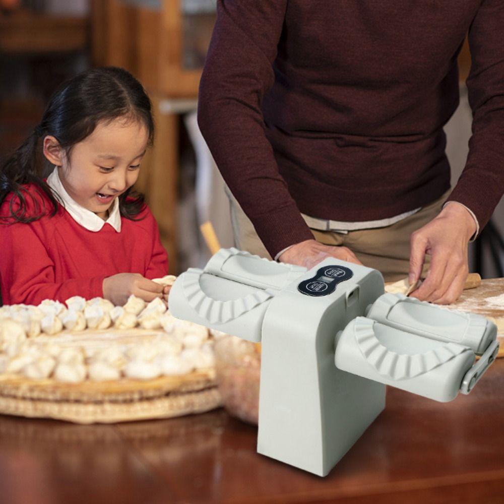 Electric Dumpling Mould Machine 2in1 Press Dumpling Skin Mould Automatic Dumpling Maker Household