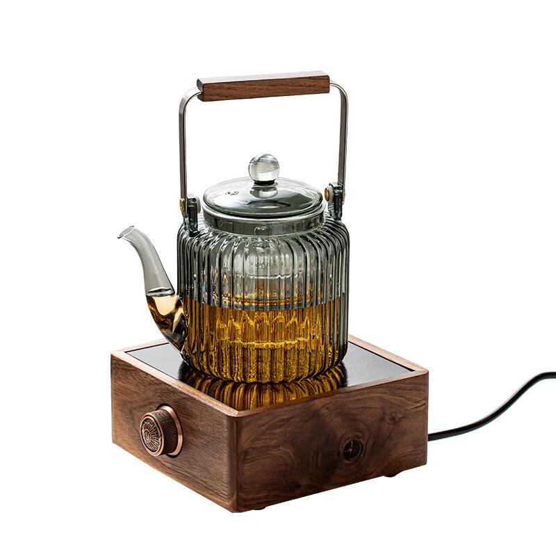Lotus Tea Pot & Smart Electric Ceramic Stove Set