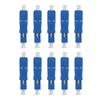 10 Pcs Fiber Optic Adaptor SC Male To LC Female Single Mode Fiber Optic Hybrid Optical Adaptor Converter